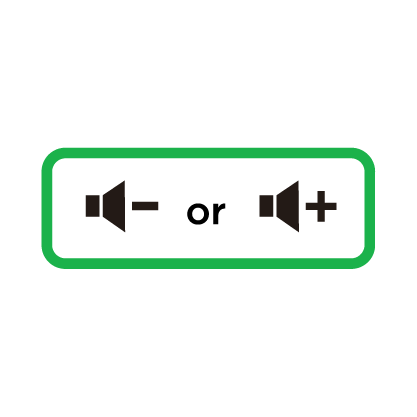 Volume slider icon